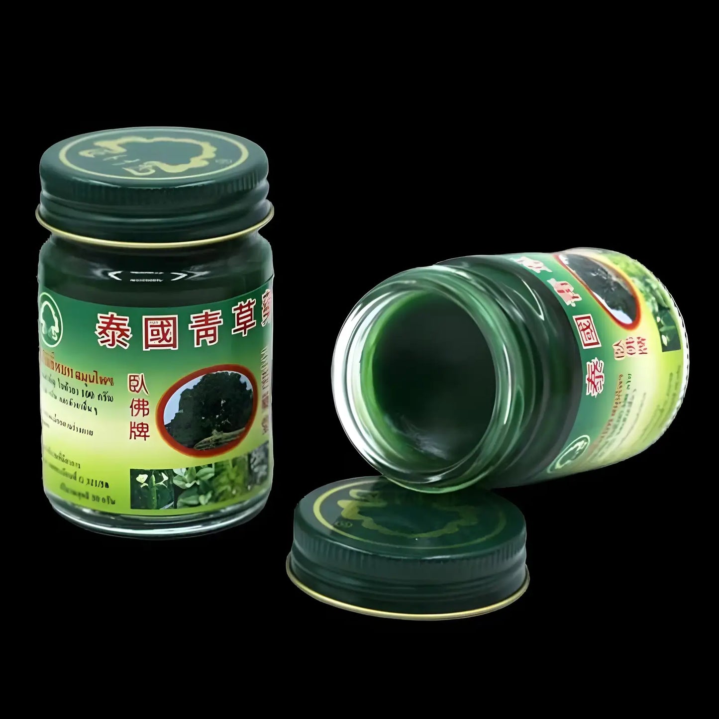 Wofo Thai Herbal Balm – 3 Pack (Green Balm for Muscle Relief and Recovery)
