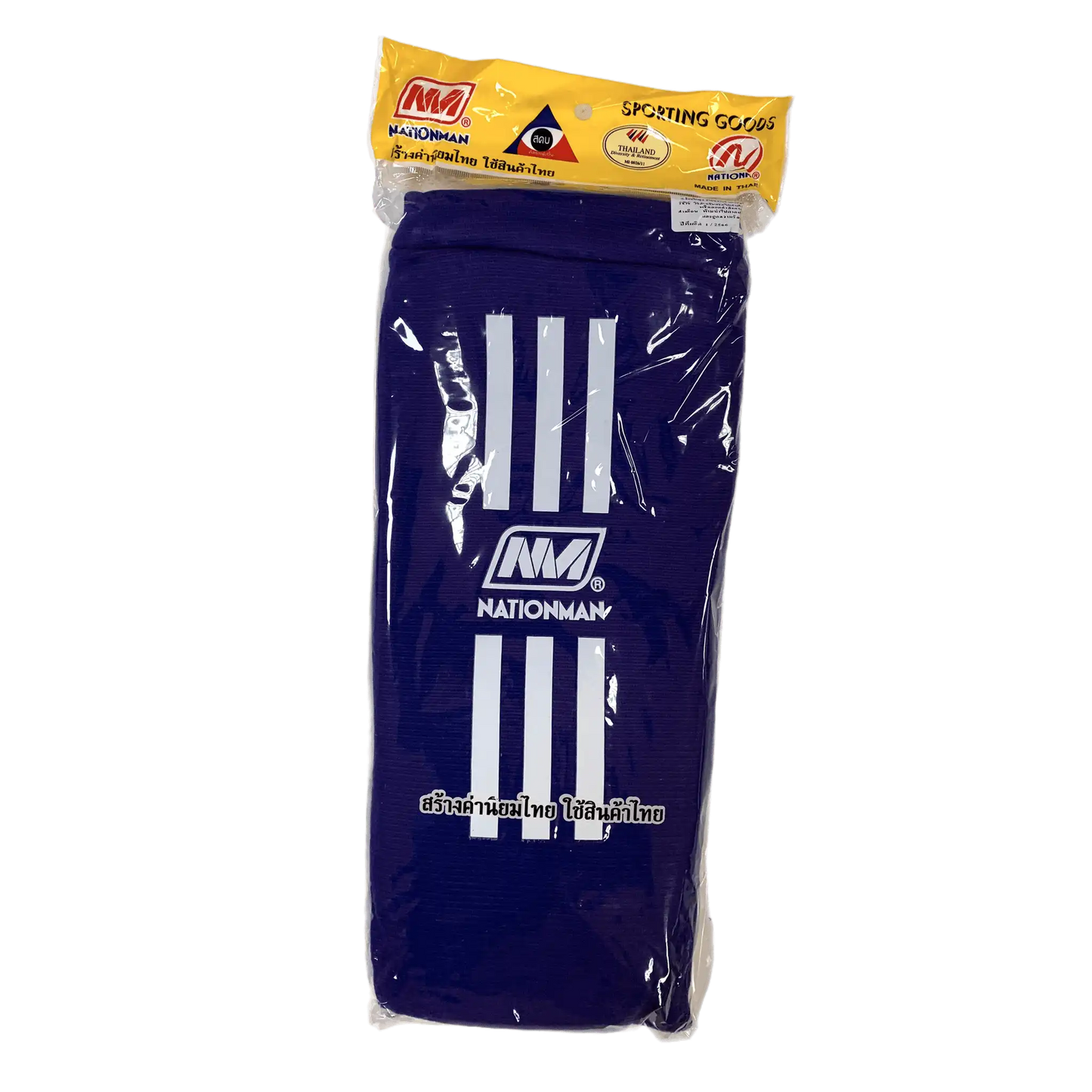 Nationman Thai Elastic Shin Guards – Blue
